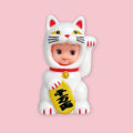 Obitsu Kaburimono Kewpie Doll - Maneki-neko