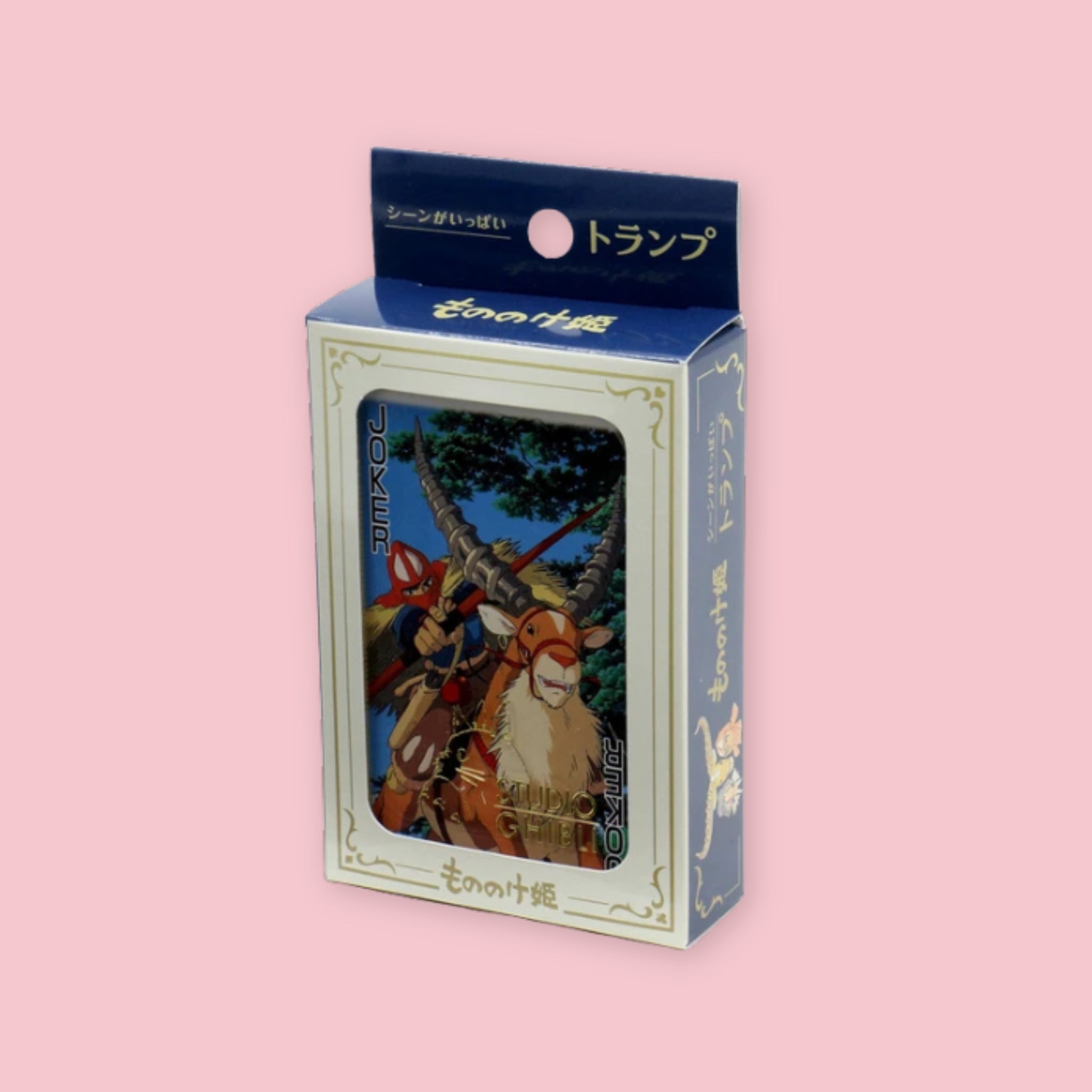 Ensky Studio Ghibli Princess Mononoke playing card deck in illustrated box, officially licensed, Made in Japan