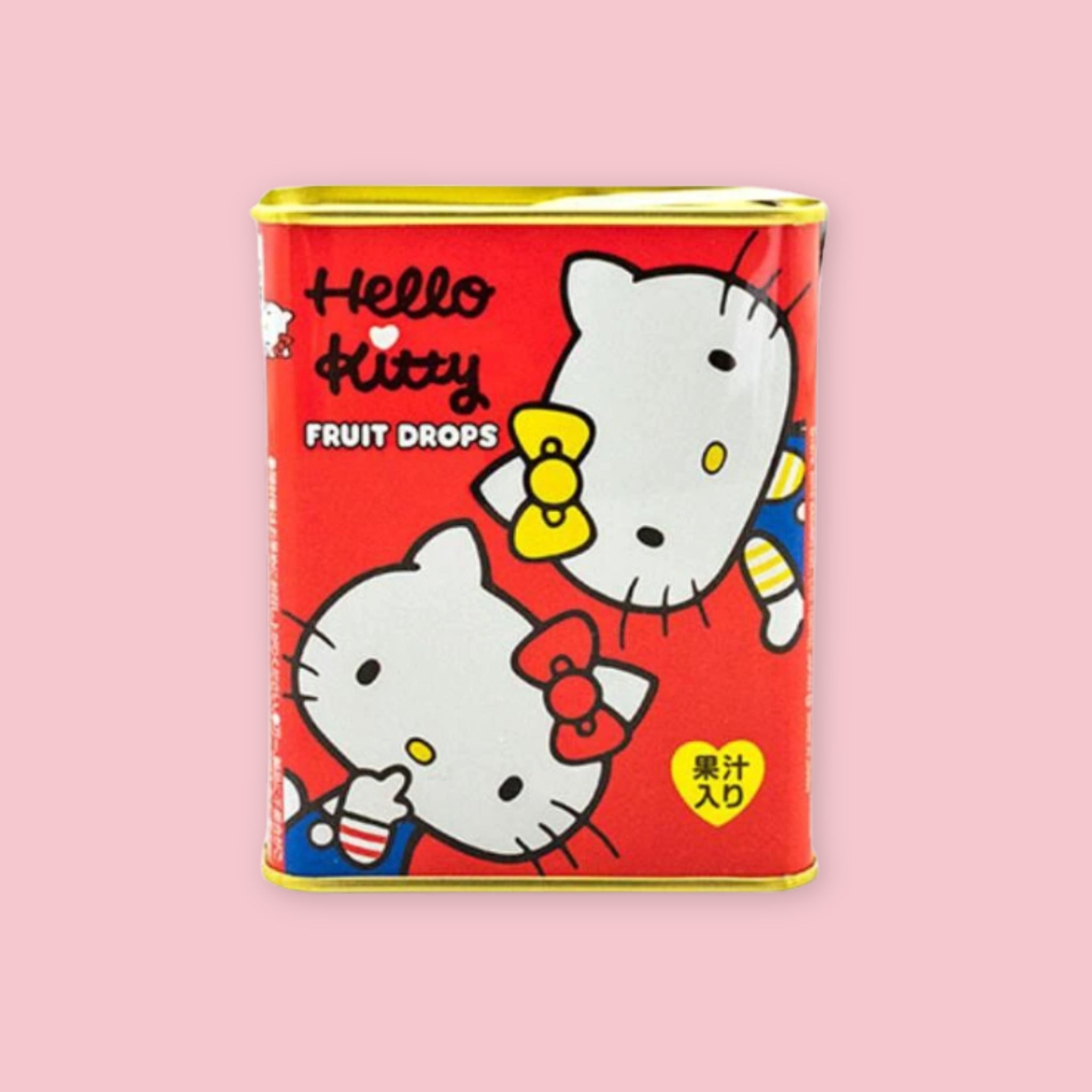 Sakuma Drops Hello Kitty Fruit Drops candy tin, officially licensed, 75g, Made in Japan