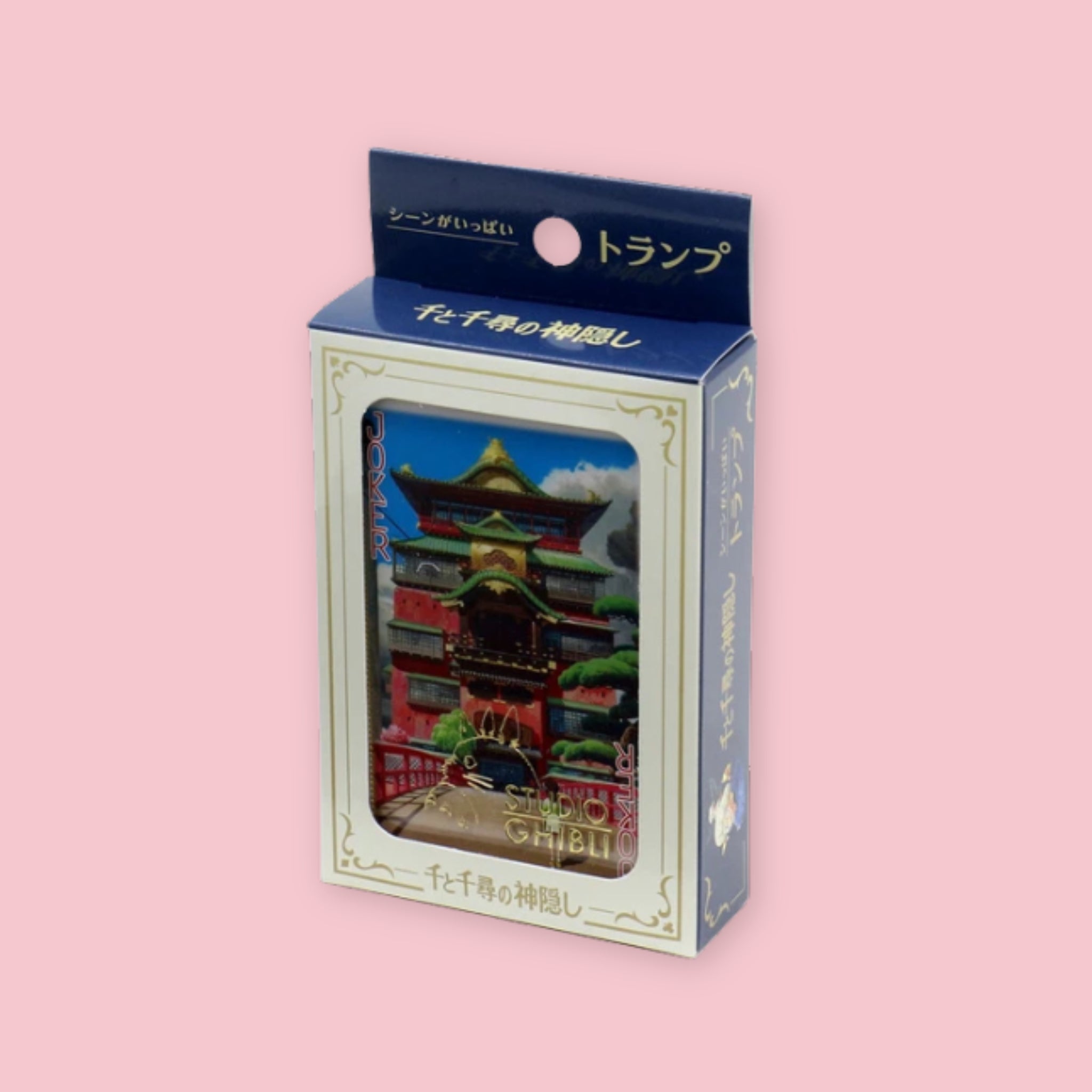 Ensky Studio Ghibli Spirited Away playing card deck in illustrated box, officially licensed, Made in Japan