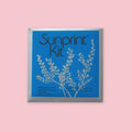 Lawrence Hall of Science Sunprint Kit small size packaging with blue label and botanical plant silhouette design on a pink background