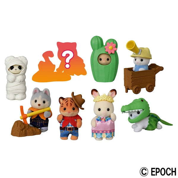 Sylvanian Families Baby Adventure Series blind bag containing 1 of 8 characters including mystery.