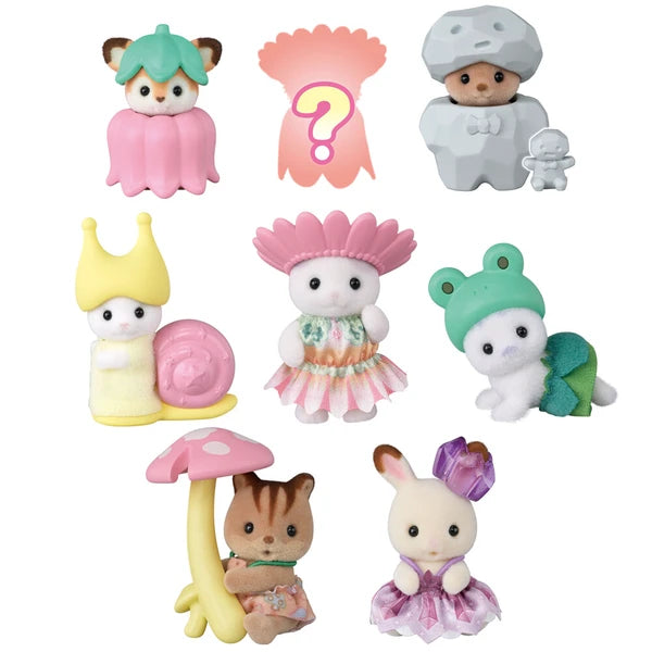 Sylvanian Families Baby Forest Friends Series blind bag containing 1 of 8 characters including mystery.